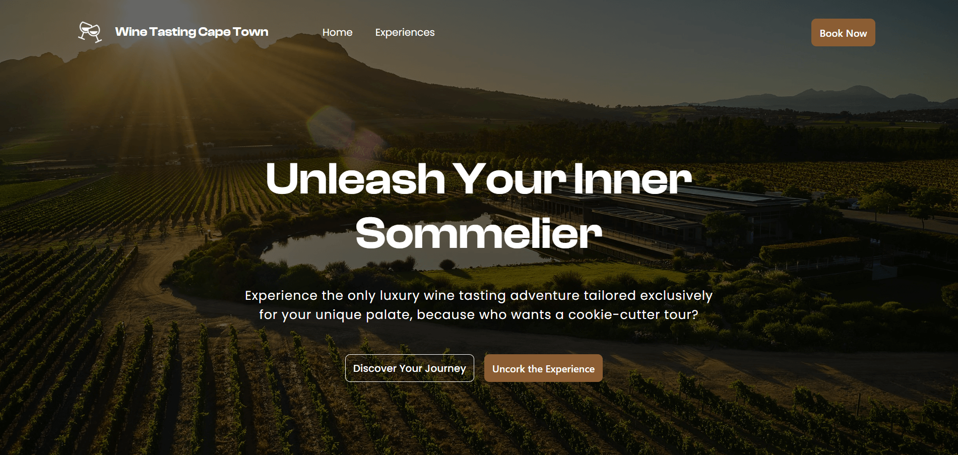 Modern restaurant website template built with AI